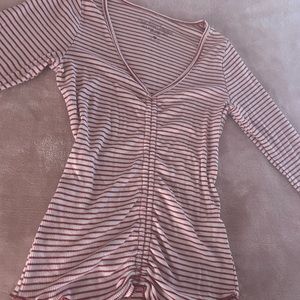 Holister stripped long sleeve shirt